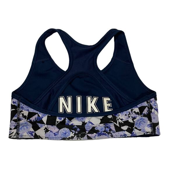 Nike Swoosh Printed Reversible Sports Bra Girls - Floral Multi - Large** - Picture 2 of 7